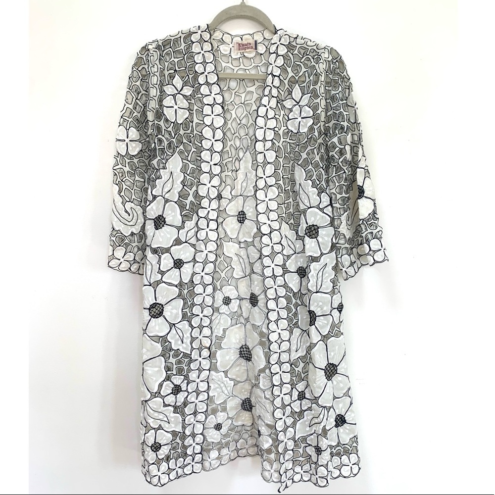 Vintage Lace Cutout coverup